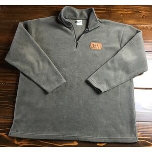 Attraction Sweater, Men's Size XL? Green. 1/4 Zip, Fleece, Pullover, Wisconsin